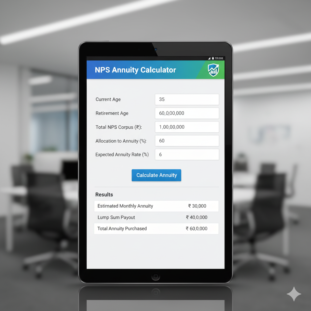 NPS Annuity Calculator